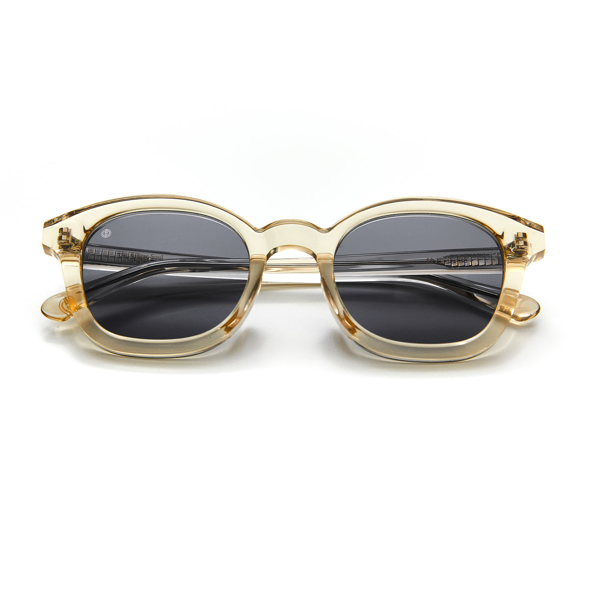 AT SQUARE 02 CLEAR YELLOW FRAME SMOKE LENS – The Silent Soul