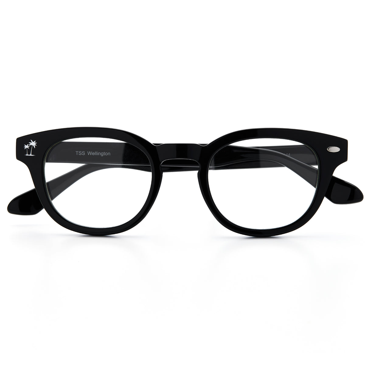 TSS WELLINGTON BLACK FRAME CLEAR LENS – The Silent Soul
