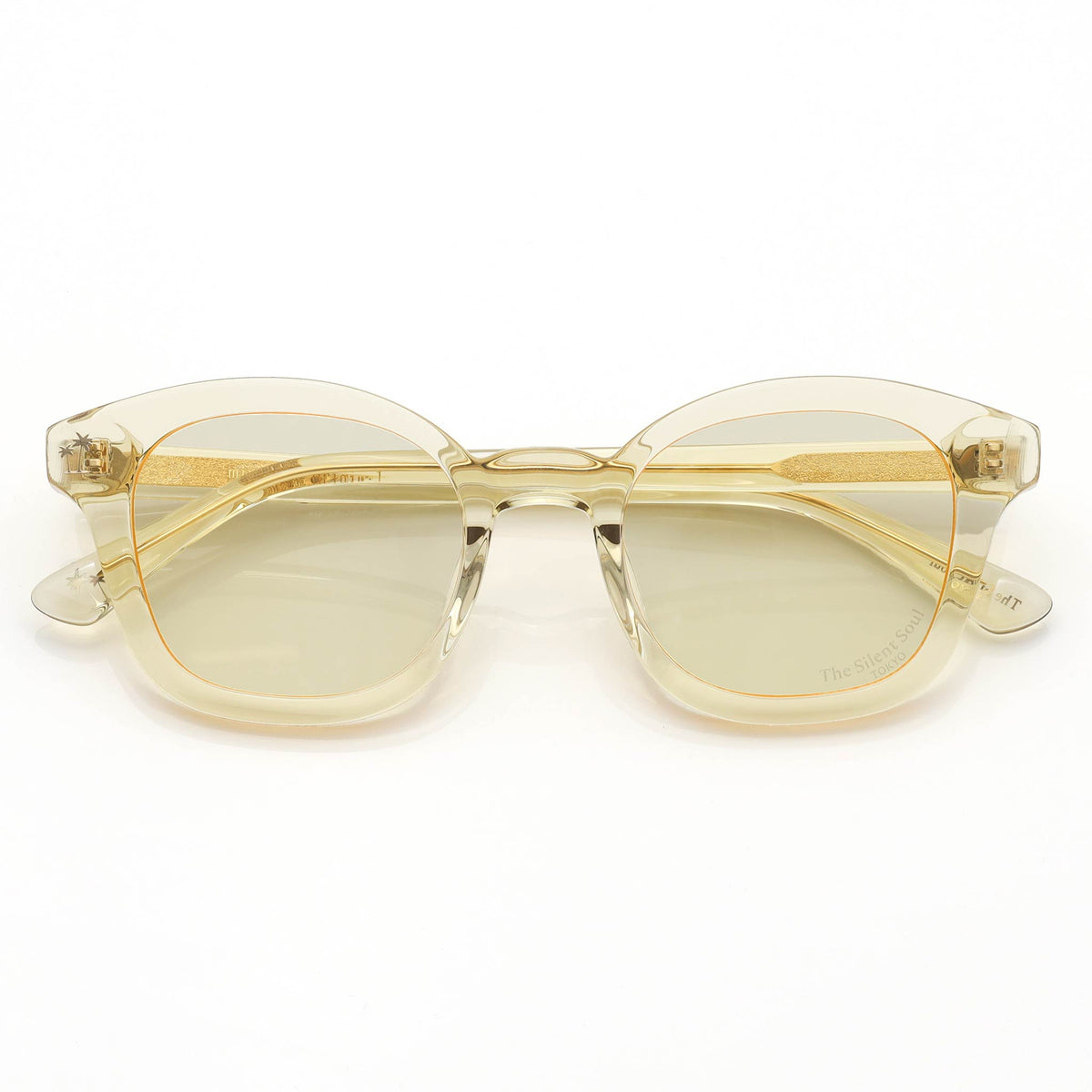 TSS SQUARE CLEAR YELLOW FRAME YELLOW LENS