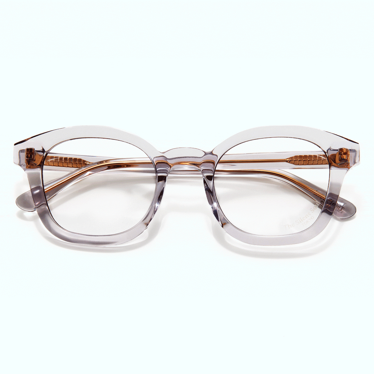 TSS SQUARE CLEAR GRAY FRAME TRANSITION BROWN LENS – The Silent Soul