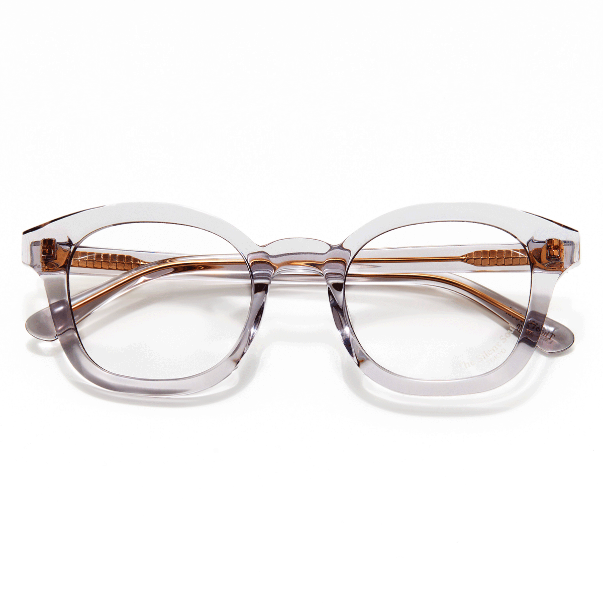 TSS SQUARE CLEAR GRAY FRAME TRANSITION BROWN LENS – The Silent Soul TSS SQUARE CLEAR GRAY FRAME TRANSITION BROWN LENS – The Silent Soul