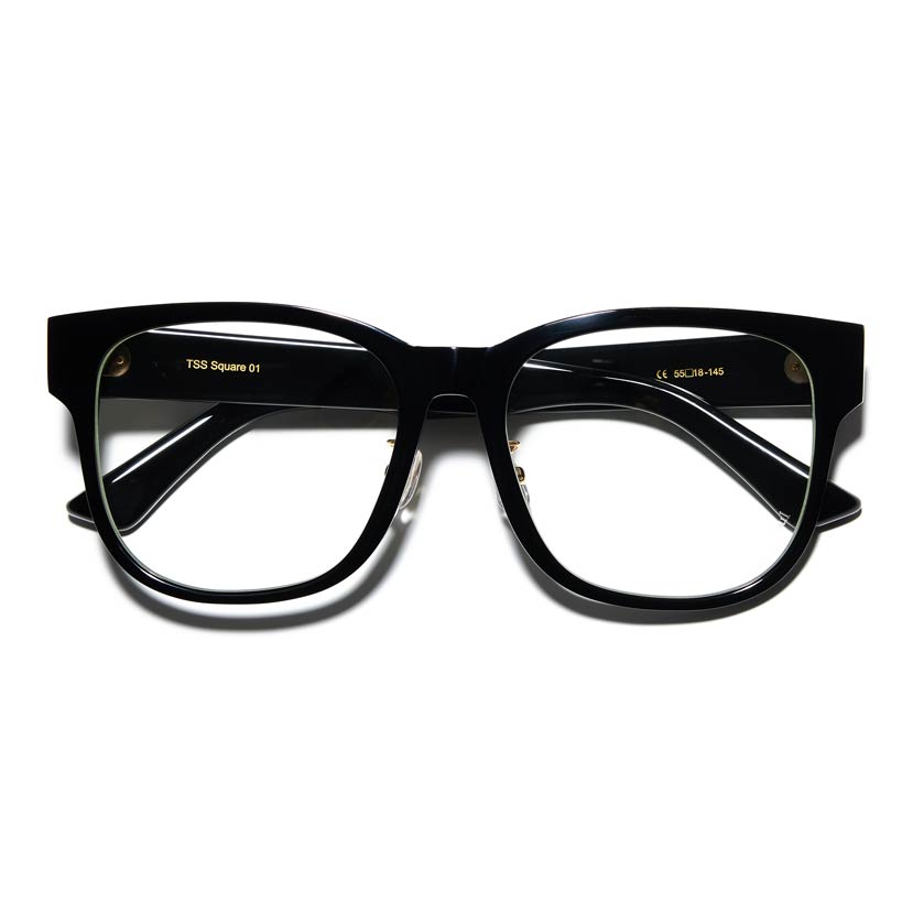 小物 The Silent Soul TOKYO #AT SQUARE 01 TSS SQUARE-01 BLACK FRAME CLEAR LENS – The Silent Soul