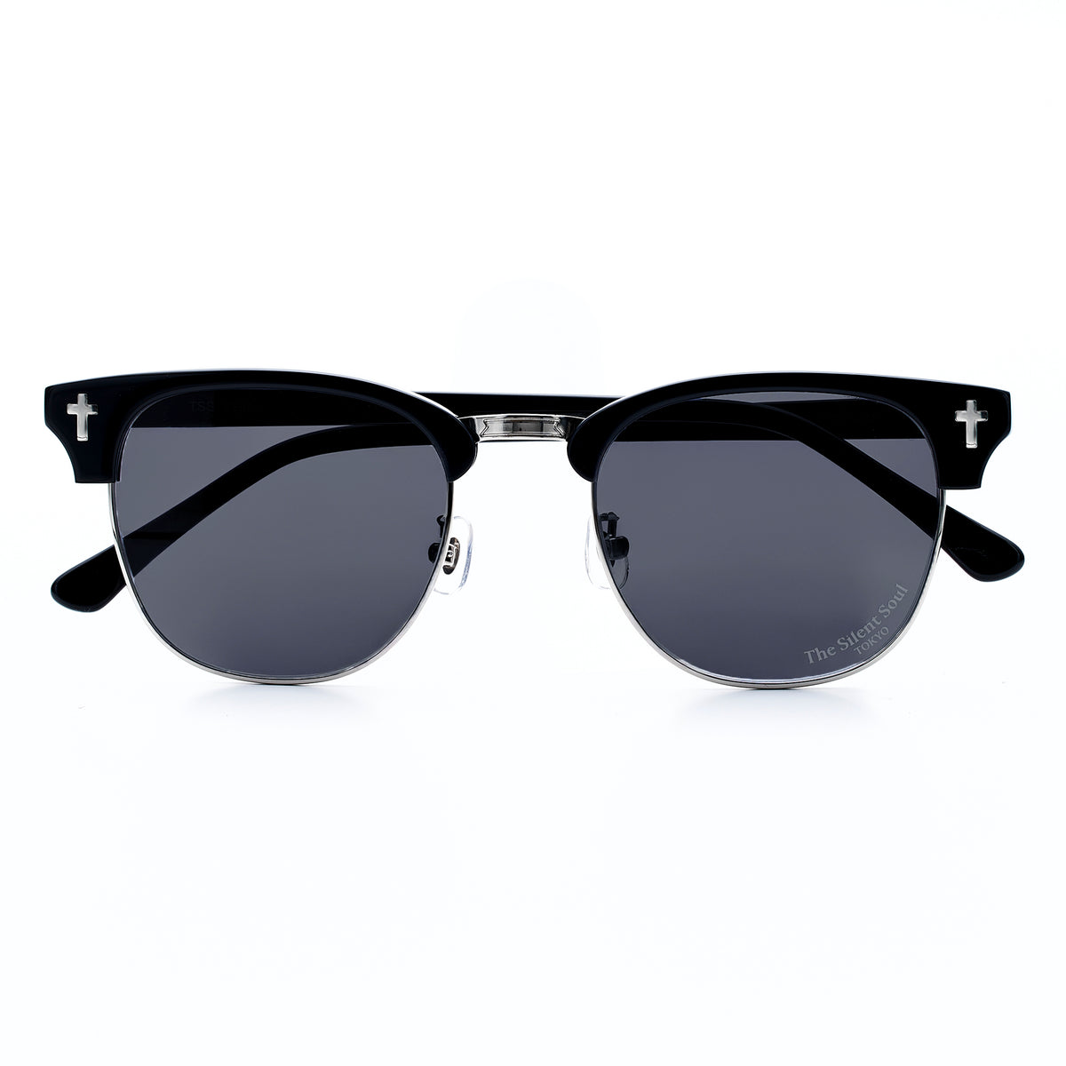 TSS 826AJ BLACK×SILVERMETAL FRAME SMOKE LENS – The Silent Soul