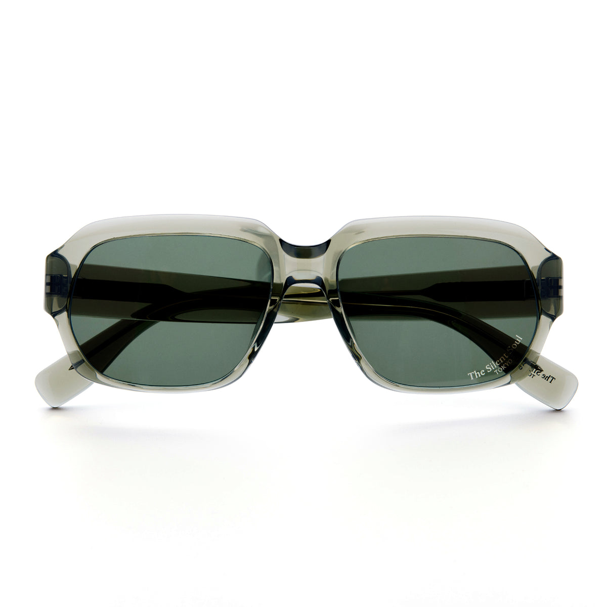 TSS DLH CLEAR KHAKI FRAME GREEN LENS – The Silent Soul