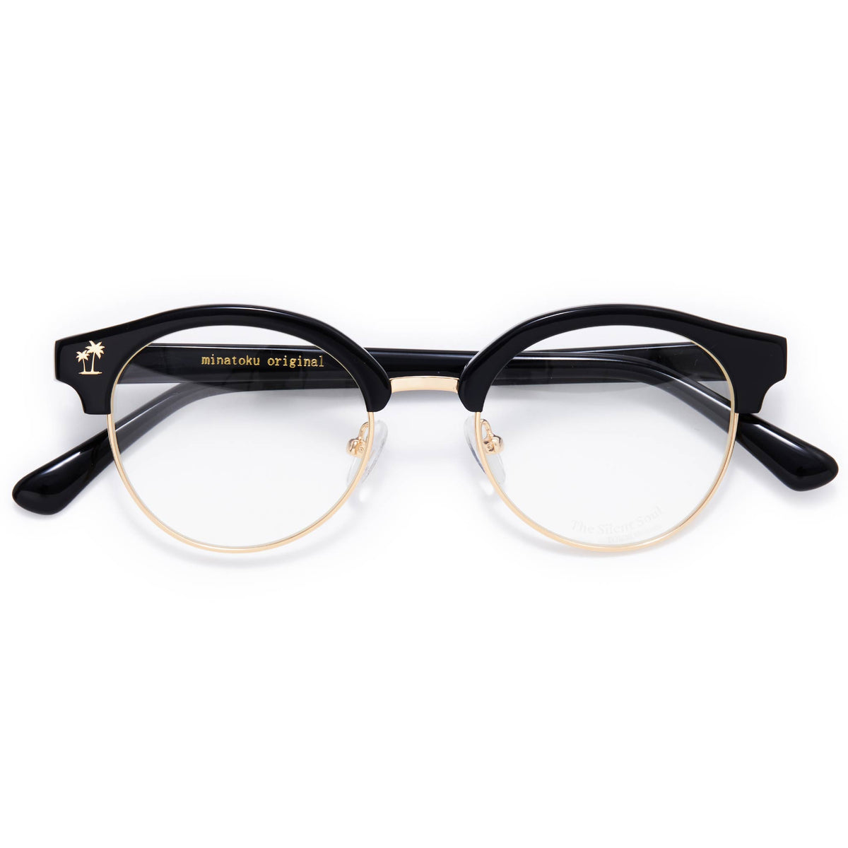 TSS COMBINATION BLACK×GOLDMETAL FRAME CLEAR LENS – The