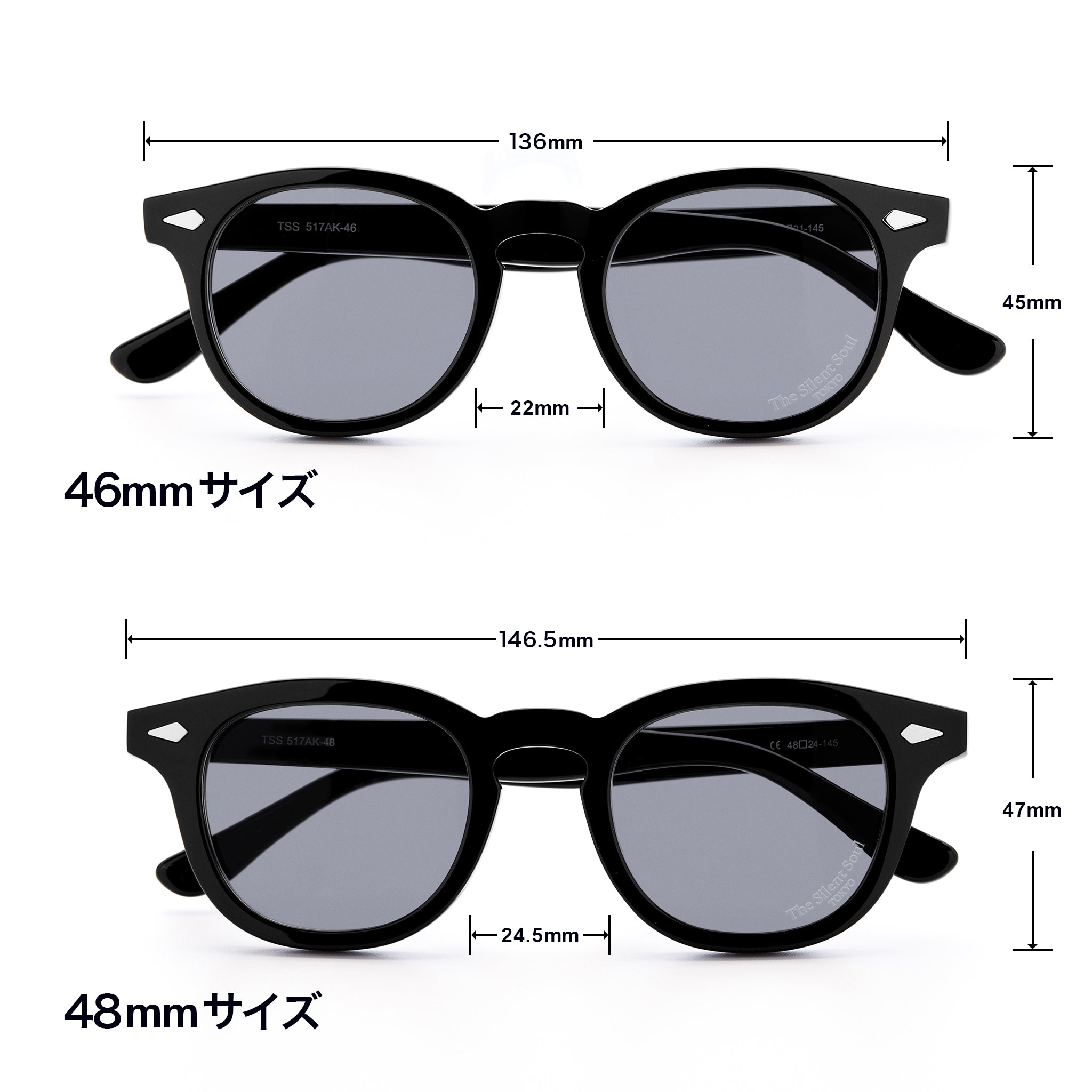 TSS 517AK BLACK FRAME TRANSITION SMOKE LENS – The Silent Soul