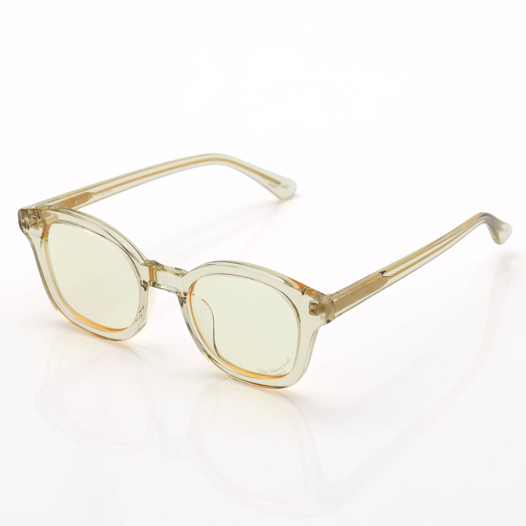 TSS SQUARE CLEAR YELLOW FRAME YELLOW LENS