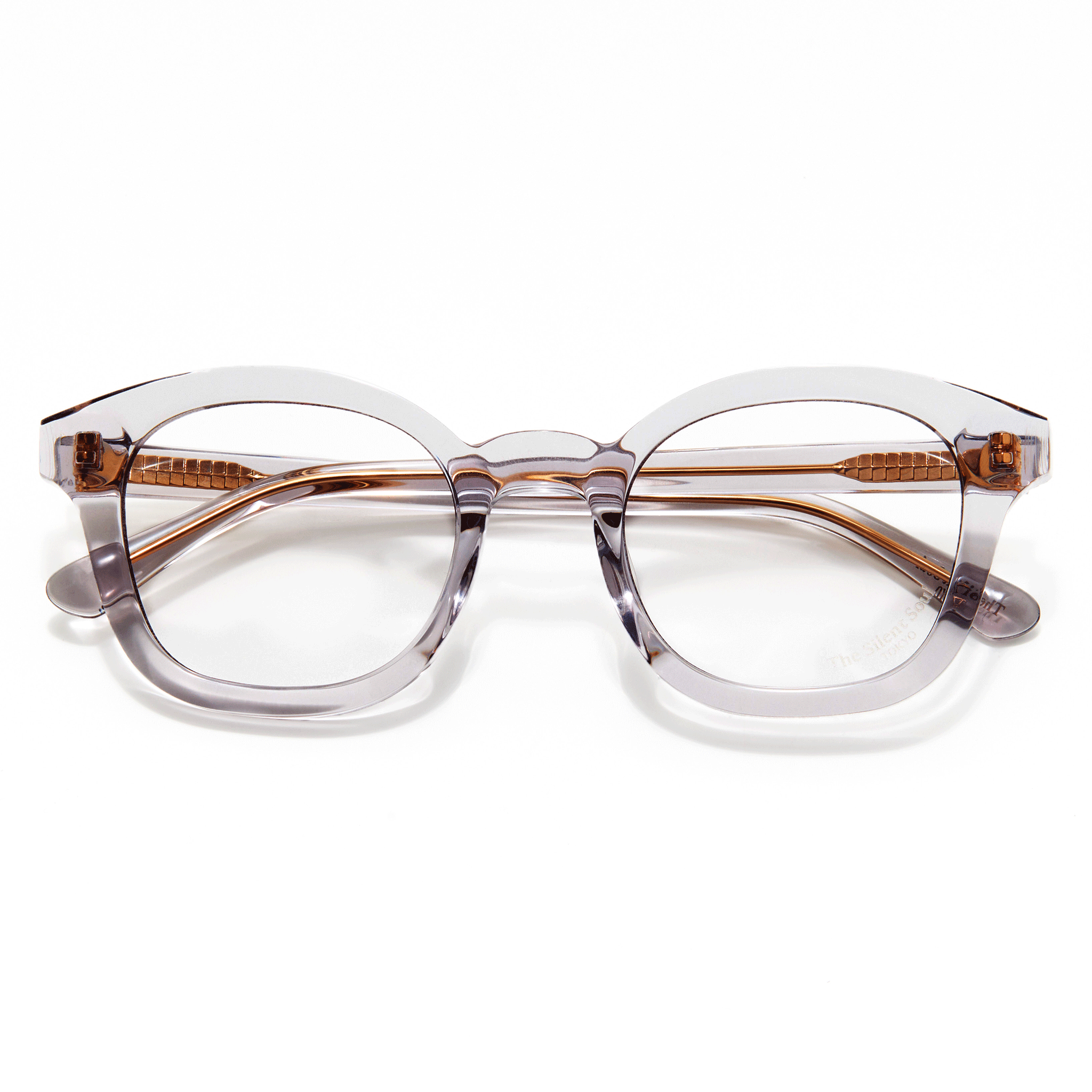 TSS SQUARE CLEAR GRAY FRAME TRANSITION BROWN LENS – The Silent Soul TSS SQUARE CLEAR GRAY FRAME TRANSITION BROWN LENS – The Silent Soul