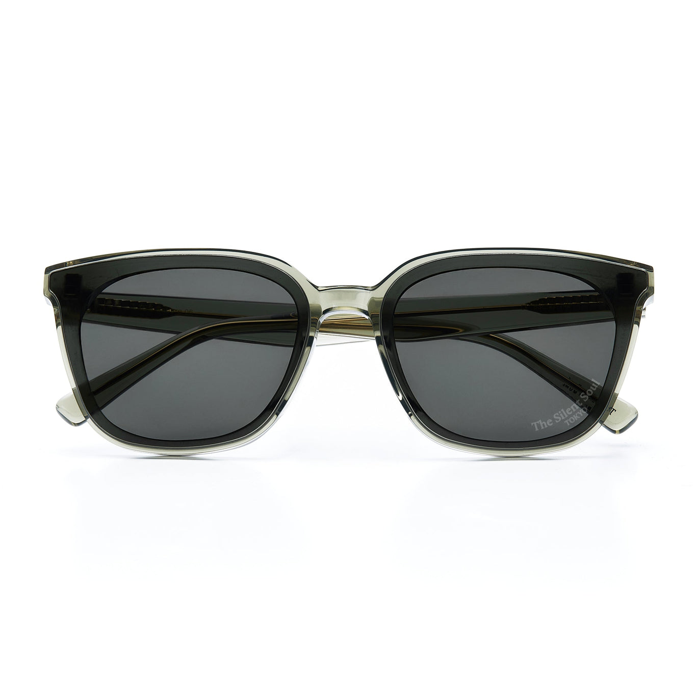 TSS SQUARE-06 CLEAR KHAKI FRAME SMOKE LENS – The Silent Soul