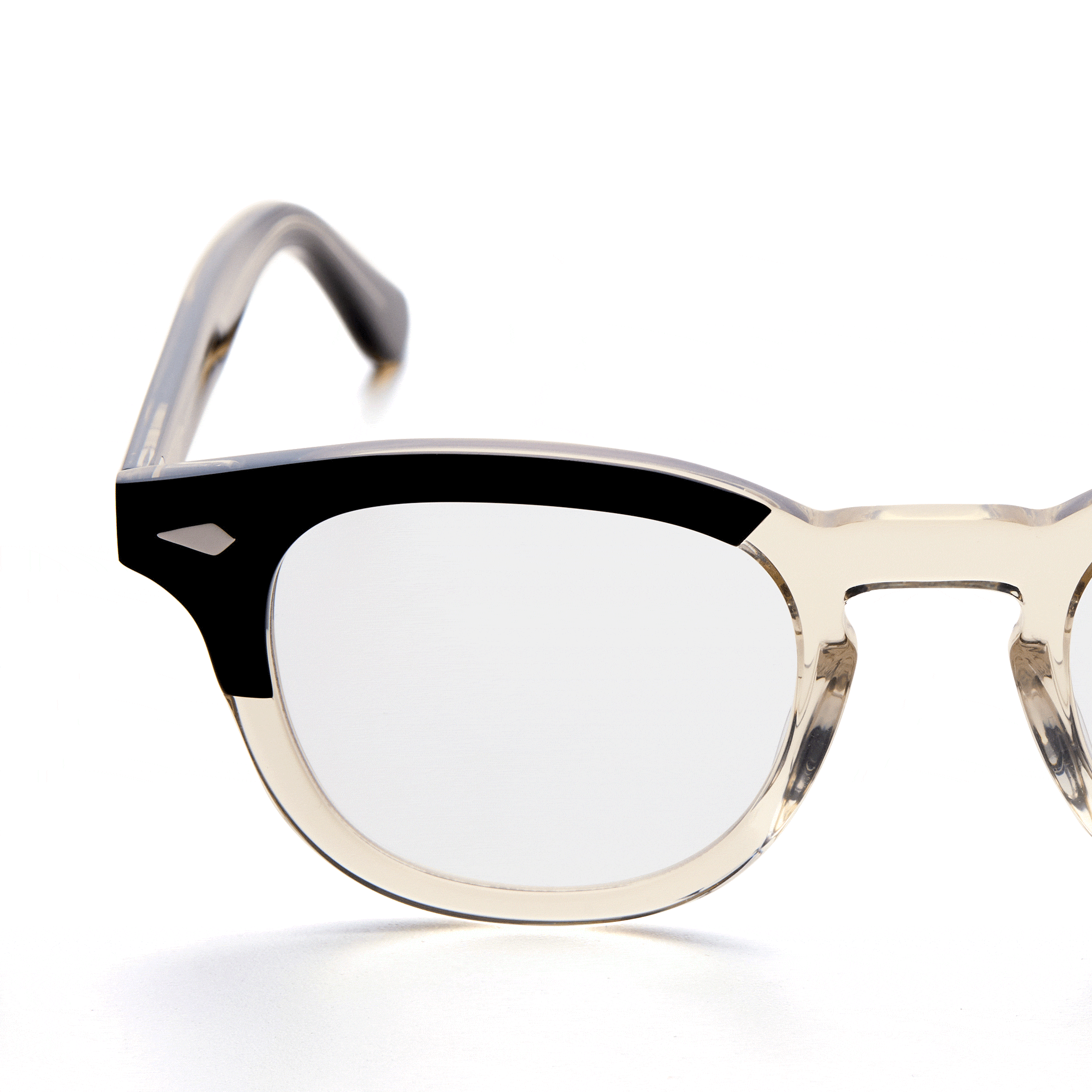 TSS 517AK BLACK×CLEAR YELLOW FRAME TRANSITION SMOKE LENS – The