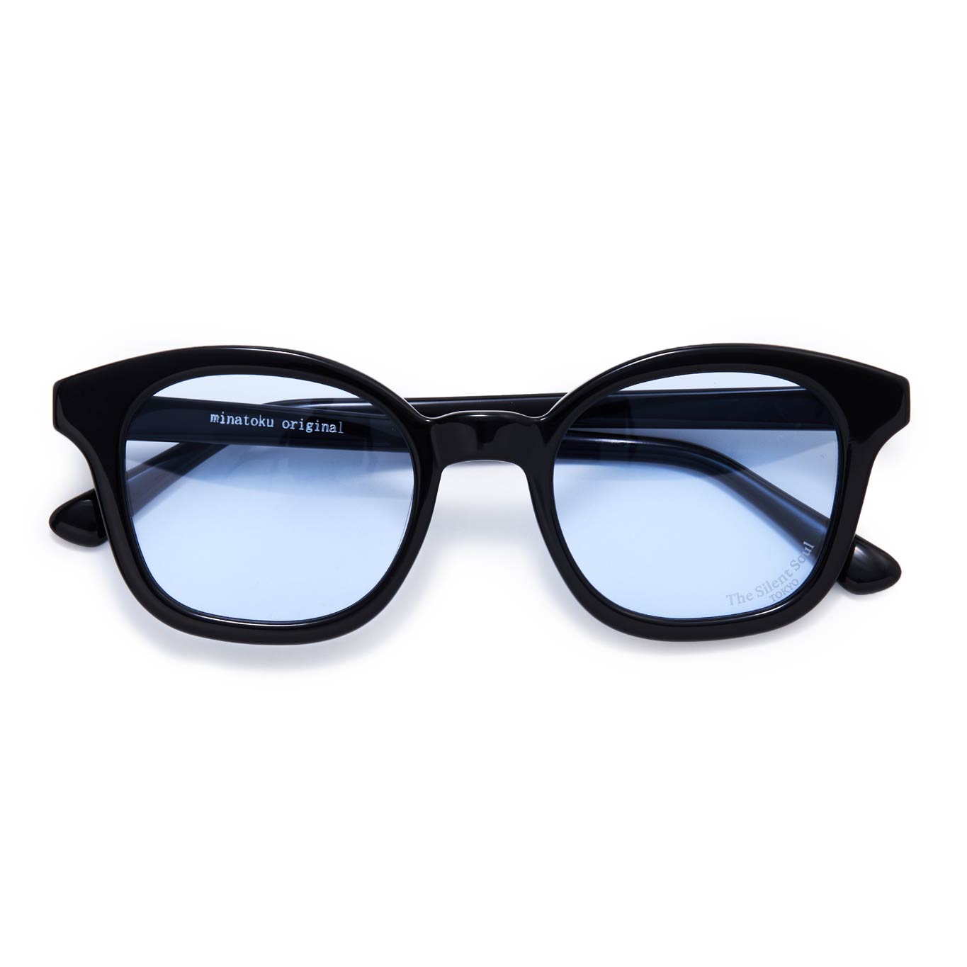 TSS SQUARE BLACK FRAME LIGHTBLUE LENS – The Silent Soul